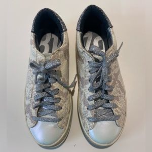 P448 - Snakeskin Sparkle Sneaker (size 8)